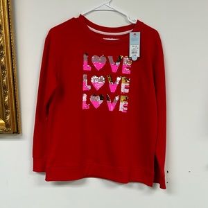 Red Love Shirt Size XXL